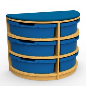 ''Curve'' Half-Moon Storage (3 Trays High)