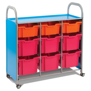 Callero Treble Trolley + 3 Deep & 6 Extra Deep Trays