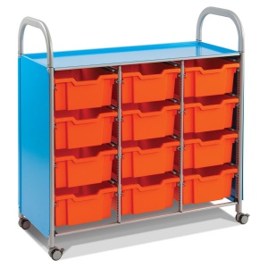 Callero Treble Trolley + 12 Deep Trays