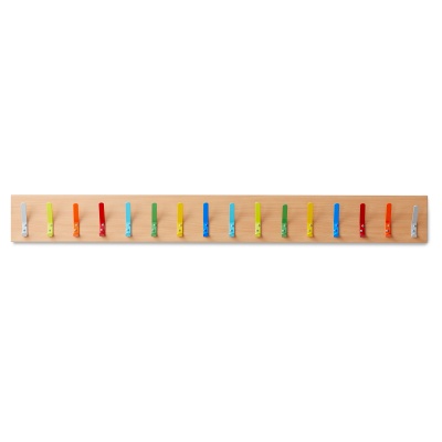 Monarch 16 Coloured Coat Hook Rail