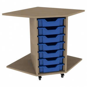 PSU7 7 Tray School Corner Storage