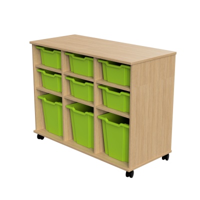 Yorkshire SchoolStorage - 6 Deep, 3 Jumbo Tray