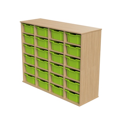 Yorkshire School Storage - 24 Deep Tray