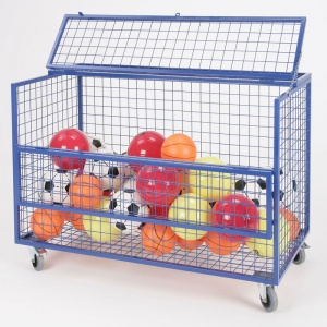 School Sports Mesh Storage Trolley