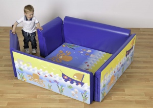 Children's Square Soft-Sided Den - Under the Sea