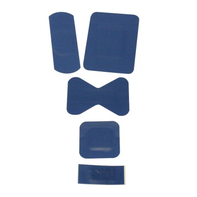 Assorted Sterile Plasters Blue Washproof - Pack of 100