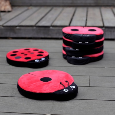 Back to Nature Sensory Ladybird Counting Cushions
