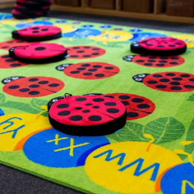 Back to Nature Sensory Ladybird Counting Cushions