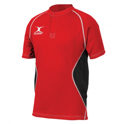 Gilbert Xact V2 Rugby Shirt Red/Black