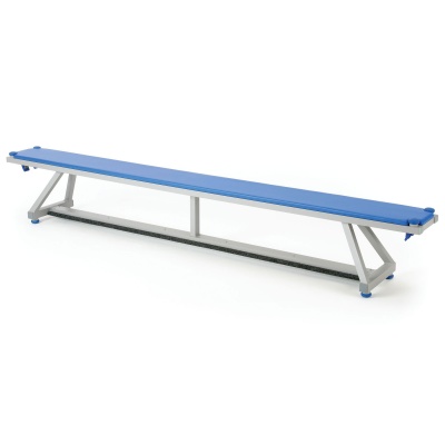 Lita Bench Upholstered Top 2400mm, Blue
