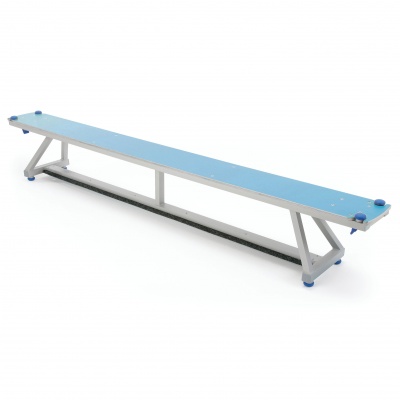 Lita Bench Timber Top 2400mm, Blue