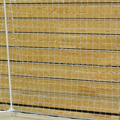 Steel Folding Handball Goal Net, 2.5mm White - Pair