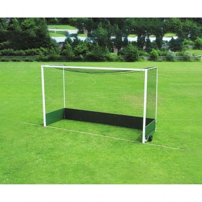 HP14 Braided Hockey Goal Net, Green, 3mm, 3.7 x 2.1m - Pair