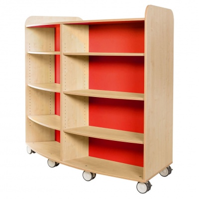 KubbyClass Library High Curved Bookcase