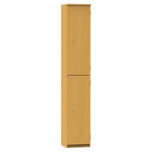 Wooden Locker - 2 Compartment