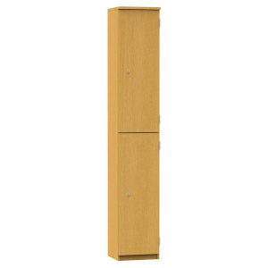 Wooden Locker - 2 Compartment