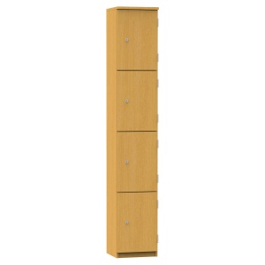 Wooden Locker - 4 Compartment