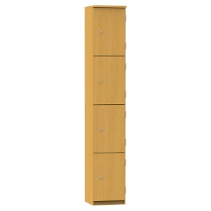 Wooden Locker - 4 Compartment