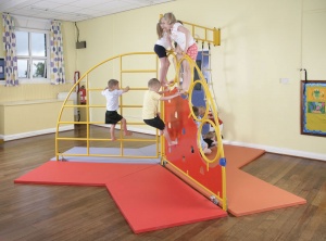 School Gym Centre Fixed Indoor Climbing Frame