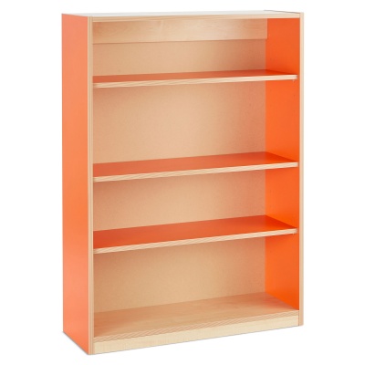 Bubblegum Open Bookcase with 1 Fixed Shelf & 2 Adjustable Shelves
