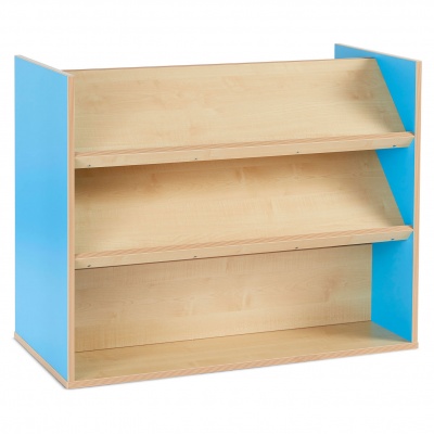 Bubblegum Mobile Library Unit 2 Angle Shelves & 1 Flat Shelf Each Side