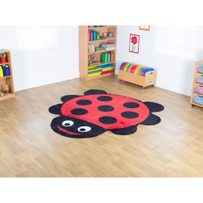 Back to Nature Ladybird Shaped Indoor Carpet