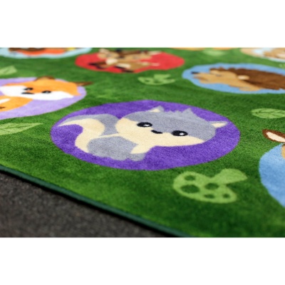 Woodland Animal Placement Carpet