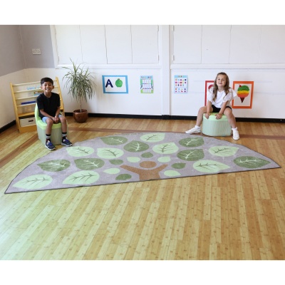 Natural World Semi Circle Placement Carpet