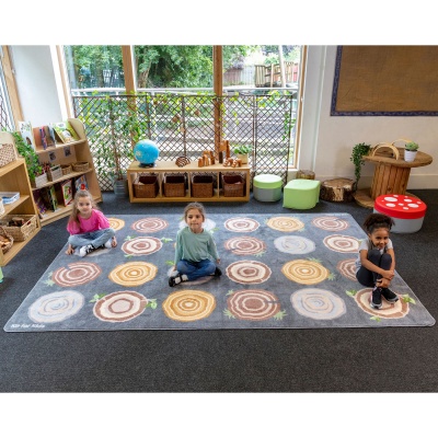 Natural World Leaf Placement Carpet | theClassroom.co
