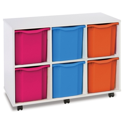 Monarch White Tray Storage (6 Quad)
