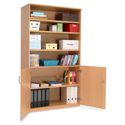Monarch Stock Cupboard with 1 Fixed & 3 Adjustable Shelves (1800H)