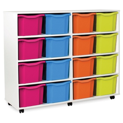 Monarch White Tray Storage (16 Triple)