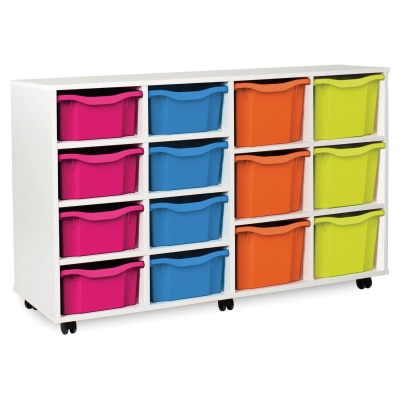 Monarch White Tray Storage (8 Double, 6 Triple)