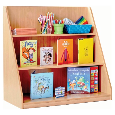 Single Sided Library Unit with 3 Shelves
