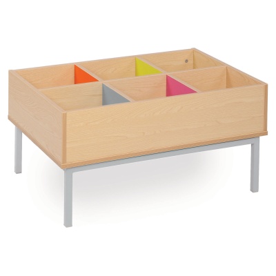 Monarch Bubblegum Six-Bay Kinderbox With Legs