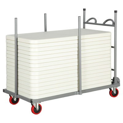 Small Poly-Folding Table Trolley