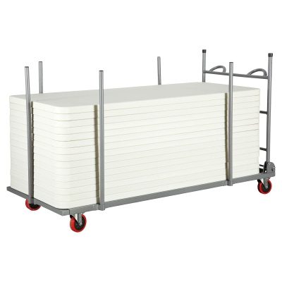 Large Poly-Folding Table Trolley