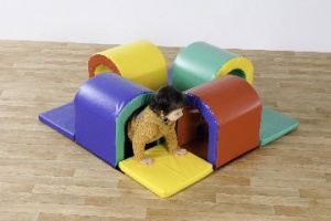 Toddler Tunnel Maze Softplay - Multicolour