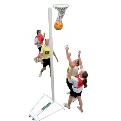 Freestanding Wheelaway Competition Netball Posts - Pair