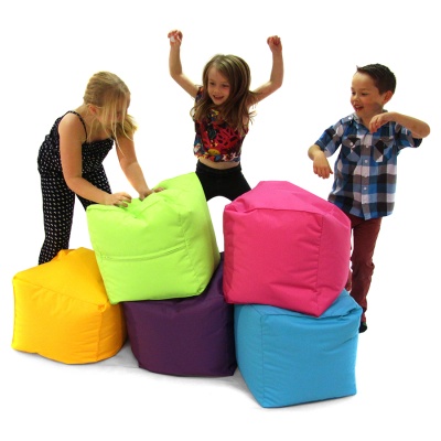 Primary Cube Bean Bag