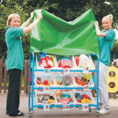 Outdoor Classroom Storage Trolley Cover