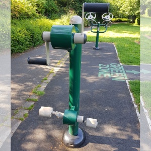 Outdoor Gym Disabled Arm & Pedal Bike