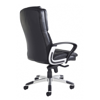 Palermo High Back Executive Chair - Black Faux Leather