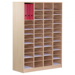 66 Compartment Wooden Pigeon Hole Store (1.4m)