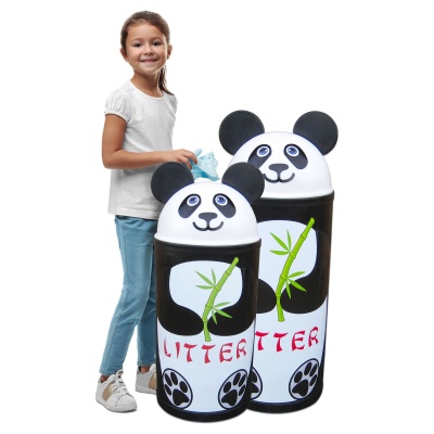 Panda School Litter Bin