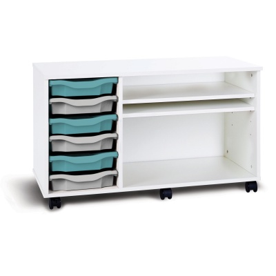 Monarch Premium™ 6 Single Tray, 2 Shelf Unit (Mobile)