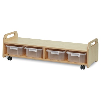 Low Easel Stand/Storage Trolley 4 Station