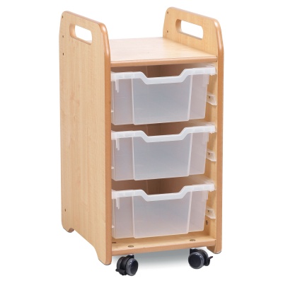 Mobile Storage Unit + 3 Deep Trays