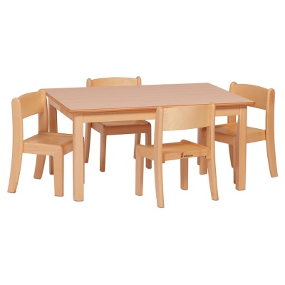 Children's WoodenTable & Chair Set