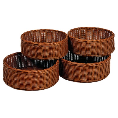 Round Basket Storage - Pack of 4